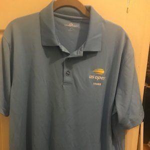 2019 US Open staff Blue s/s polo shirt.   size L